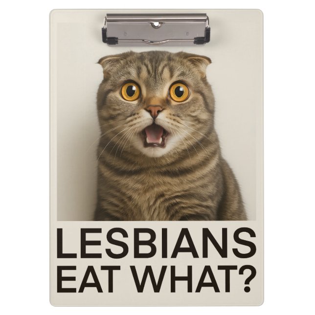Pranchetas Lesbians Eat What Funny (Frente)