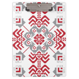 Pranchetas Letão Auseklis Folk — medalhão geométrico