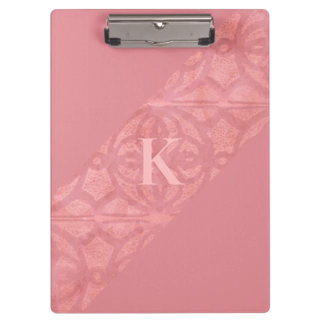 Pranchetas Letra Ruddy Pink Batik (Frente)