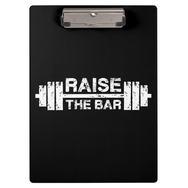 Pranchetas Levante O Bar, Barbell - Gym Workout Inspirational (Frente)