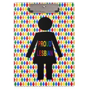 Pranchetas LGBTQ Silhouette Lésbica e Damas Arco-Íris