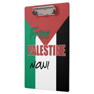 Pranchetas Liberdade da Palestina Agora Bandeira Palestina