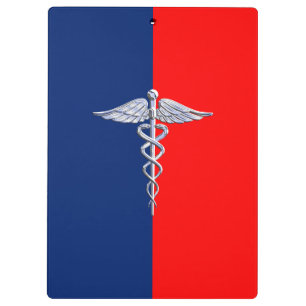 Pranchetas Liga médica do símbolo do Caduceus do estilo do