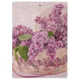 Pranchetas Lilacs Em Uma Caixa De Chapéu Vitoriano