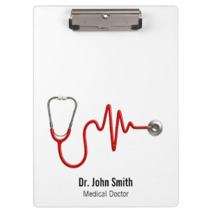Pranchetas Linha de pulsação ECG Wave Médica EKG