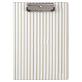 Pranchetas Listra de Pontos Bege e Branco