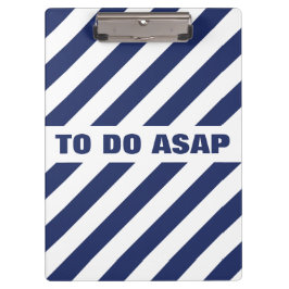 Pranchetas Listrado Azul e Branco