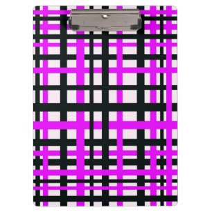 Pranchetas Listras de Intertravamento Cor-de-rosa Preto
