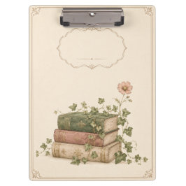 Pranchetas Livros Botânicos Antigos & Planejador Cottagecore
