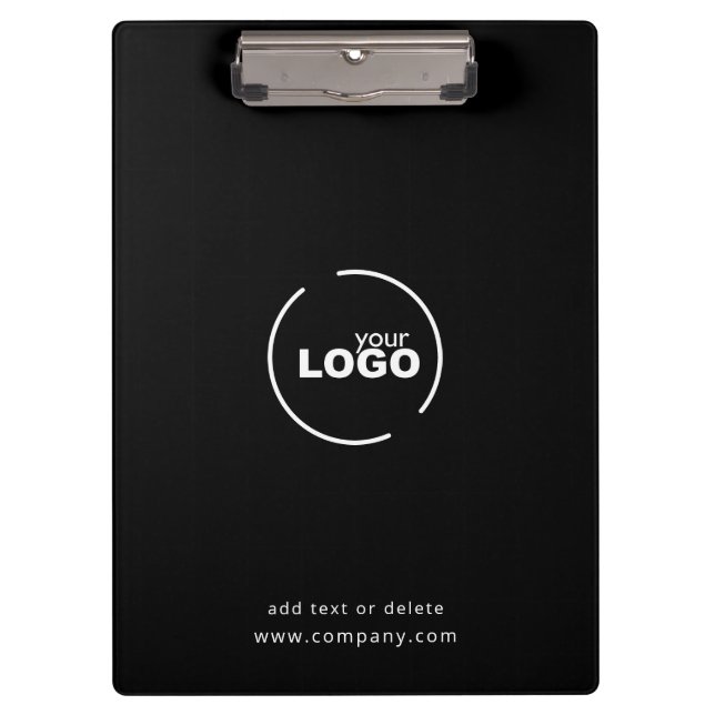 Pranchetas Logotipo comercial moderno profissional preto e br (Frente)