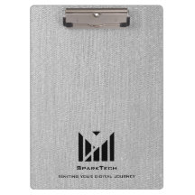 Logotipo Elegante de Textura de Tecido Branco Mono