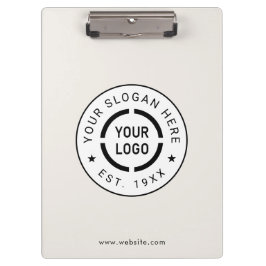 Pranchetas Logotipo personalizado Ivory Round Área de Transfe