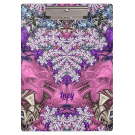 Pranchetas LUCY FLORAL! ~ Cor - de - rosa branca e azul púrpu