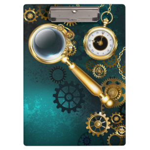 Pranchetas Lupa no estilo Steampunk