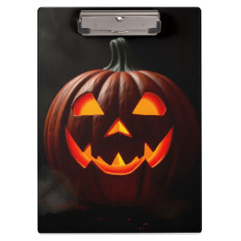 Pranchetas Luxury Gothic Halloween Jack-O-Lantern Clipboard