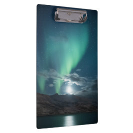 Pranchetas Luzes de norte com lua cheia