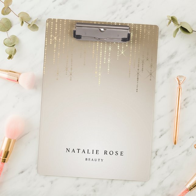 Pranchetas Luzes de string de chuva de ouro personalizadas (Criador carregado)