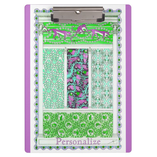 Pranchetas Macaco-papagaio-papagaio-da-selva tropical (Frente)