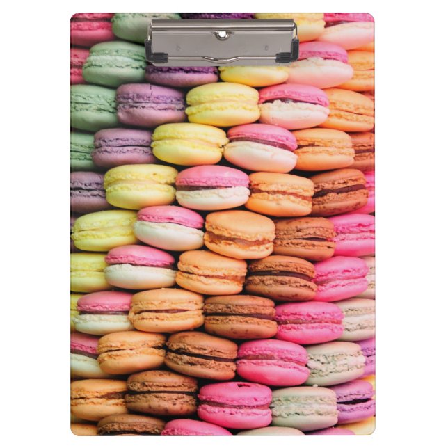 Pranchetas Macarons Coloridos Excêntricos (Frente)