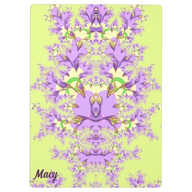 Pranchetas MACY ~ Mauve, Verde Amarelo (Verso)