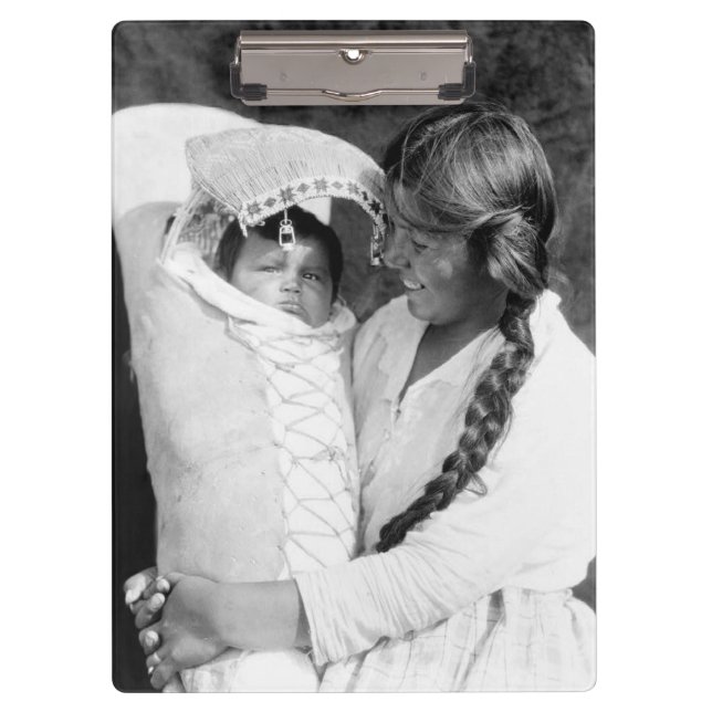 Pranchetas Mãe do nativo americano com seu Papoose (Frente)