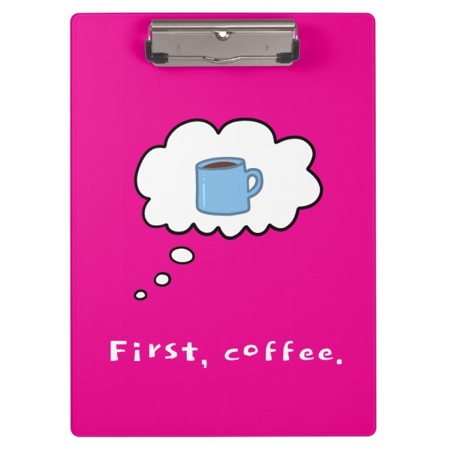 Pranchetas Magenta de café (Frente)