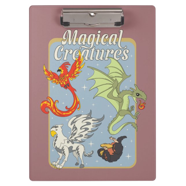 Pranchetas Magical Creatures Vintage Graphic (Frente)