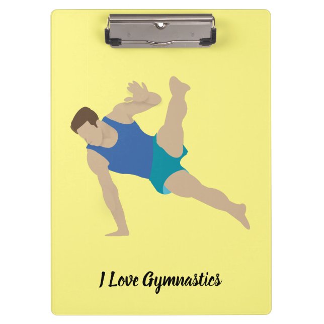 Pranchetas Male Gymnast (Frente)