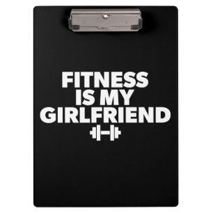 Pranchetas Malhação é meu Namorada - Motivação de Workout