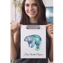 Pranchetas Manatee Sussurro Oceânico, personalizado