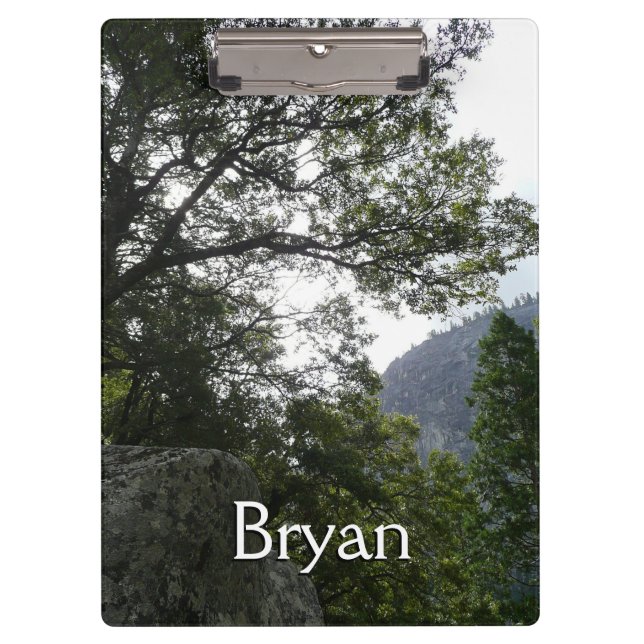 Pranchetas Manhã na trilha para as quedas vernais em Yosemite (Frente)