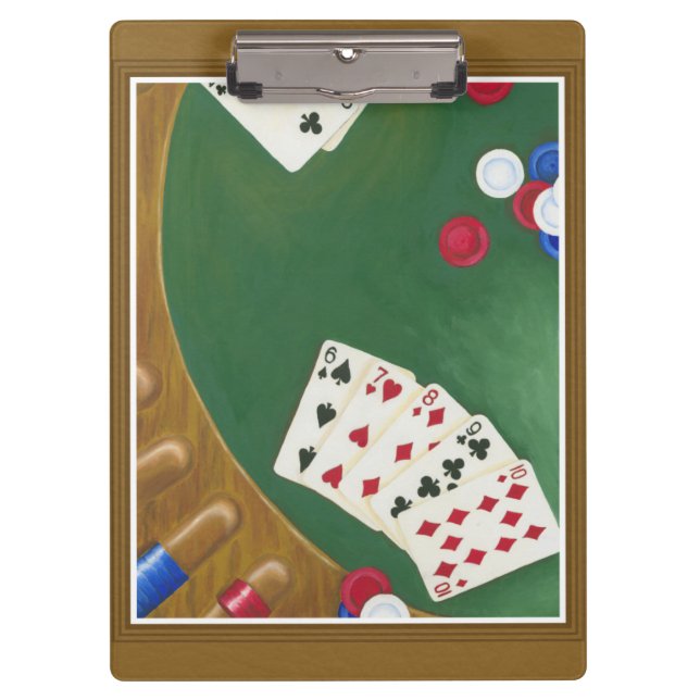 Pranchetas Mão de Poker vencedora de 6 a 10 (Frente)