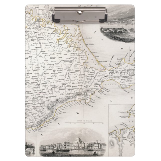 Pranchetas MAPA: CRIMEIA, c1855 (Frente)