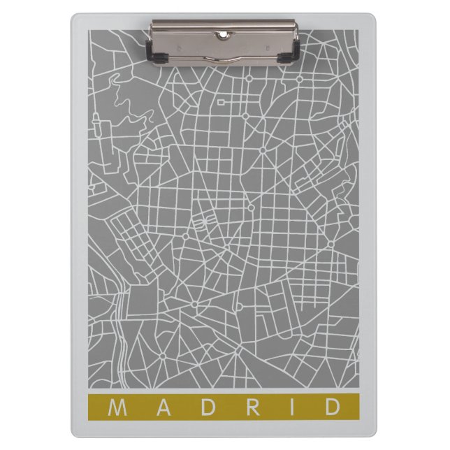 Pranchetas Mapa de Madrid (Frente)