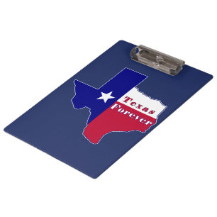 Pranchetas Mapa de Sinalizador do Texas Forever