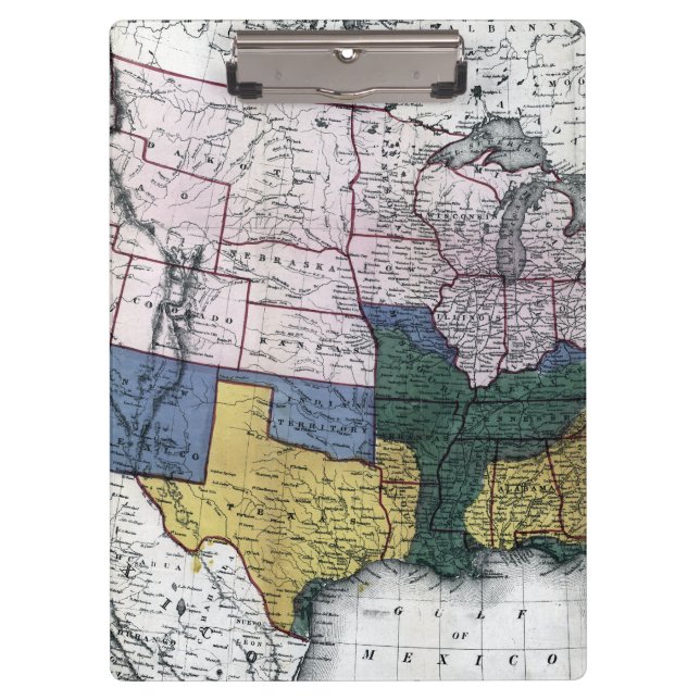 PRANCHETAS MAPA: GUERRA CIVIL, 1864 (Frente)
