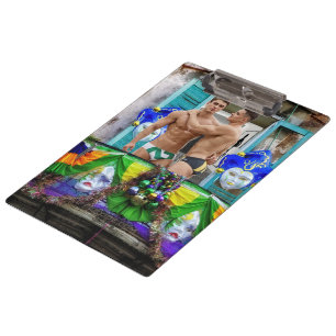 Pranchetas Mardi Gras de SlipperyJoe mascara decorações de mi