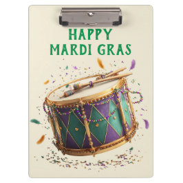 Pranchetas Mardi Gras Festive Drum