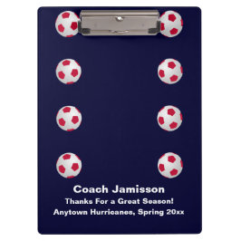 Pranchetas Marinho Azul, Obrigado Treinador, Nome.