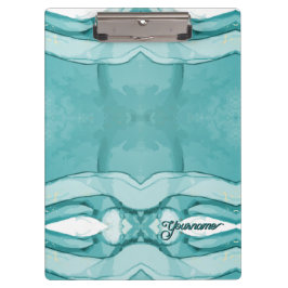 Pranchetas Mármore Azul Claro Padrão Moderno Elegante