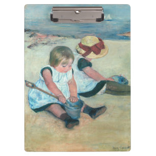 Pranchetas Mary Cassatt - Crianças Brincando na Praia