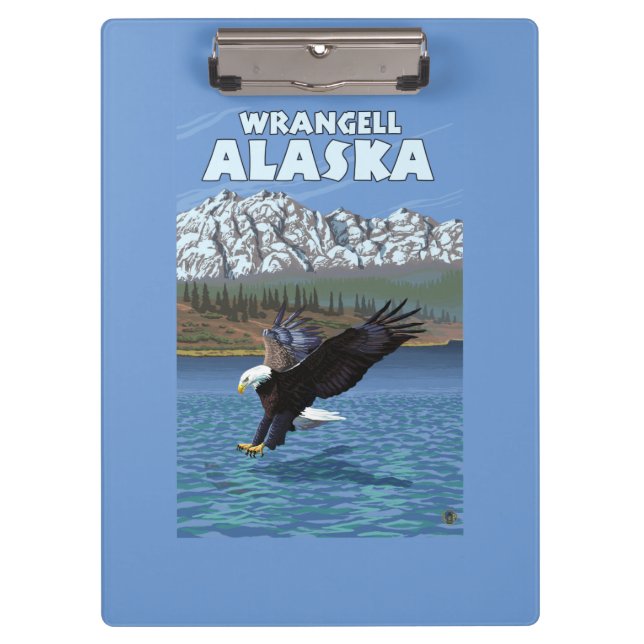 Pranchetas Mergulho da águia americana - Wrangell, Alaska (Frente)