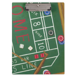 Pranchetas Mesa de casino com calça e dispositivo