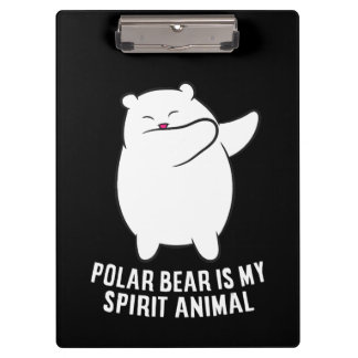 Pranchetas Meu Espírito Urso Polar De Urso Polar Bonito Ao Lo