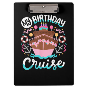 Pranchetas Minha Viagem de Cruzeiros de Aniversário
