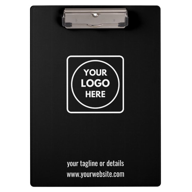 Pranchetas Minimalist Business Logo Corporate clipboard (Frente)