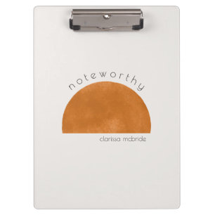Pranchetas Minimalista Moderno Abstrato Sol Personalizado