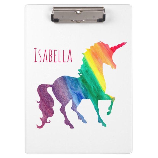 Pranchetas Miúdos legal personalizados da aguarela do (Frente)