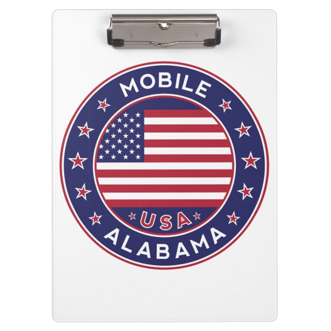 Pranchetas Mobile, Alabama (Frente)