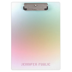 Pranchetas Modelo de Fundo Colorido Moderno